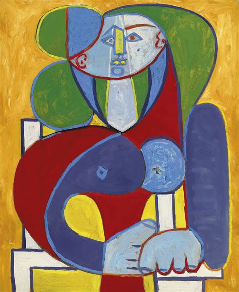 Pablo Picasso 1881 1973 Buste De Françoise Oil On Board 39¼ X 31¾ In