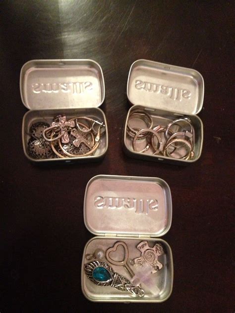 Mini Altoids Tins Are Great For Taking Along A Few Pieces Of Jewelry