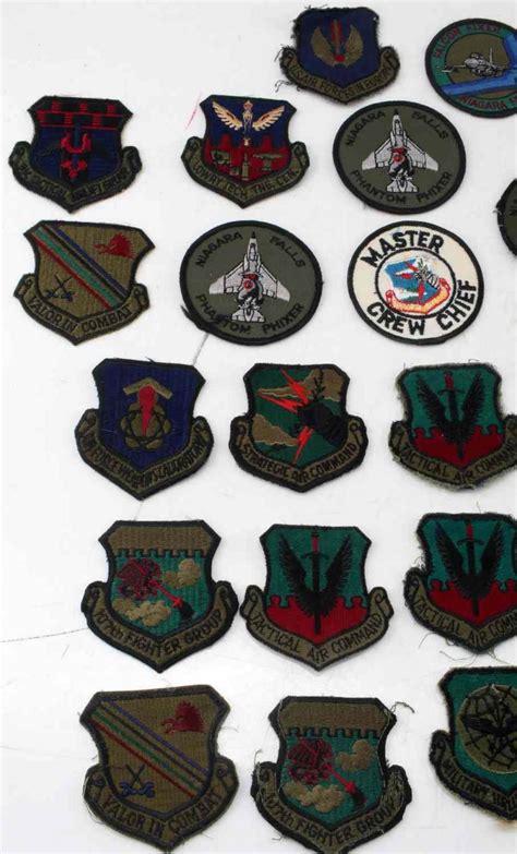 Lot Of 32 Vietnam War Era Us Air Force Patches