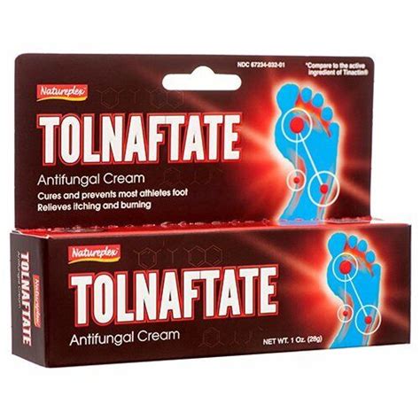 6 Tubes Of 1 Tolnaftate Antifungal Athletes Foot Cream 1oz Made In