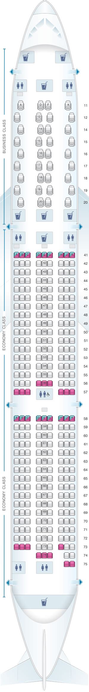 Plan De Cabine Singapore Airlines Boeing B787 10 Seatmaestrofr