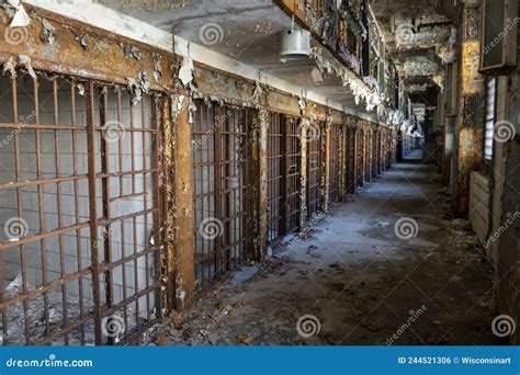 Joliet Prison Cell Jail Travel Stock Photo Image Of Tourist