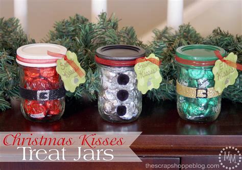 Christmas Kisses Treat Jars The Scrap Shoppe