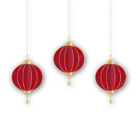 Red Chinese Lanterns Chinese Lantern Chinese New Year Png And Vector