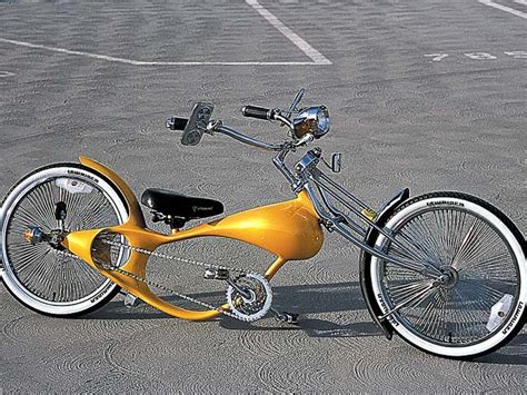 Two Wheeler Custom Bicycle Drag Ns Gold Lowrider Bicycle Magazine