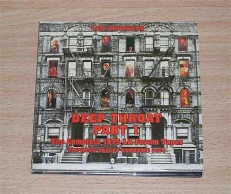 led zeppelin deep throat the complete 1975 la forum tapes xmas edition very rare 9cd dvd