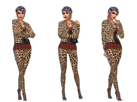 Padry67s Leopard Print Jacket And Trousers
