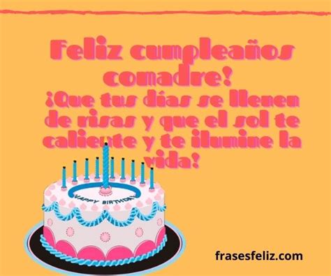 Recolectar 101 Images Felicitaciones De Cumpleaños Para Una Comadre