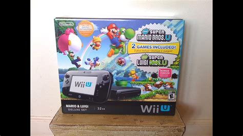 Nintendo Wii U Mario And Luigi 32gb Unboxing Youtube