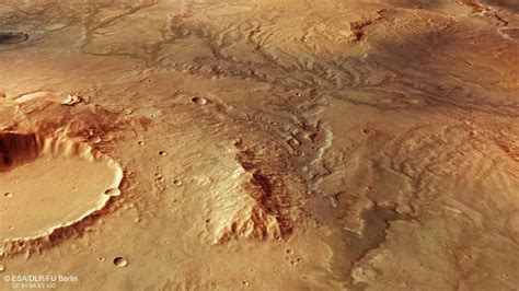 ESAs Mars Express Orbiter Spots Ancient River Valley Network Sci News