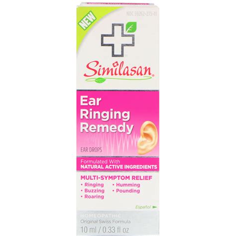 Similasan, Ear Ringing Remedy, Ear Drops, 10 ml (0.33 fl oz) - iHerb