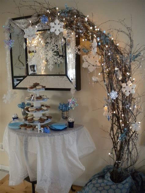 The winter wonderland theme is centered around a snowy, cold weather feeling mixed with the ideas of magic and comfort. Greenwich Girl: Snow Princess Winter Wonderland Birthday