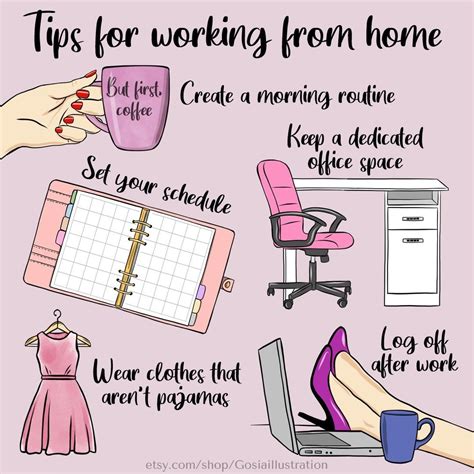 Infographic About Working From Home How To Work From Home Productively