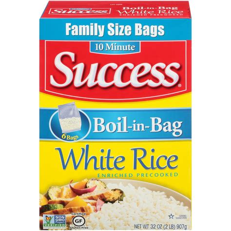 Success Boil In Bag White Rice 32 Oz Box
