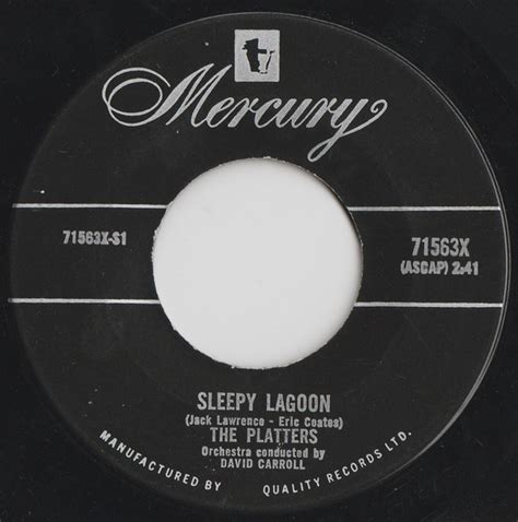 The Platters Harbor Lights Sleepy Lagoon 1960 Vinyl Discogs