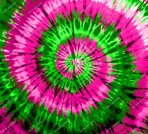Pink And Green Tie Dye Swirl Background Digital Paper Download Etsy