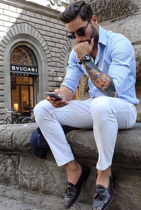 10 Blue And White Looks Men Should Copy Italian Men Style Italian Man