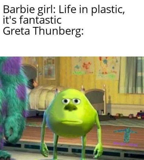 barbie girl life in plastic its fantastic greta thunberg