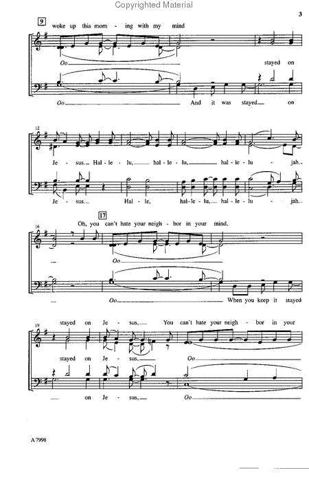 Woke Up This Morning By Octavo Sheet Music For Choral Buy Print