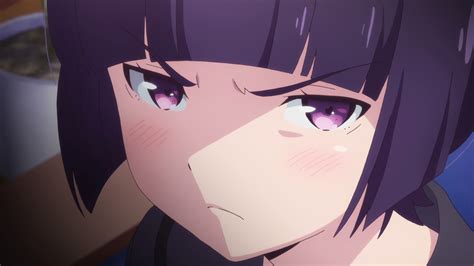 Eromanga Sensei Senju Muramasa Purple Eyes Angry Face Purple Hair