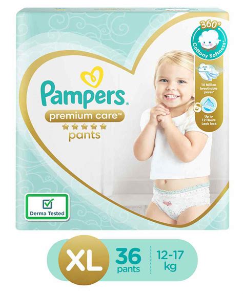 Buy Pampers Premium Care Pant Style Diapers Extra Large 36 Pieces