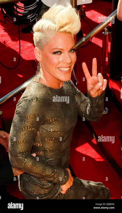 pink aka alecia moore 2012 mtv video music awards held at the staples center arrivals los