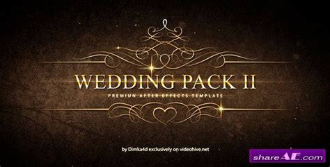 These free after effects templates include hundreds of free elements and options to use in any project. Wedding Pack II - After Effects Project (Videohive) » free ...