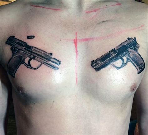 Lista Foto Tatuajes De Pistolas En La Mano Alta Definición Completa k k