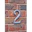 6 Large Size Door Numbers In Bright Chrome 0  9 EBay