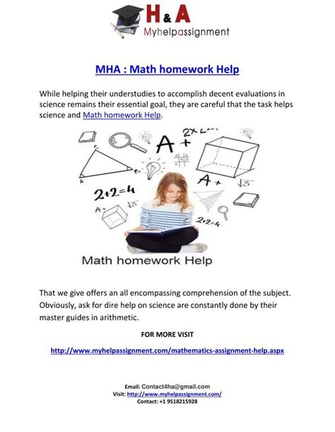Get Help In Solving Mathematics Homework Online Mathematics Assignment