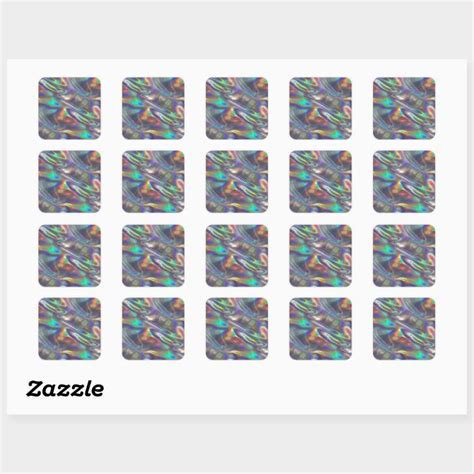 Holographic Square Sticker Holographic Ranch Kids Room