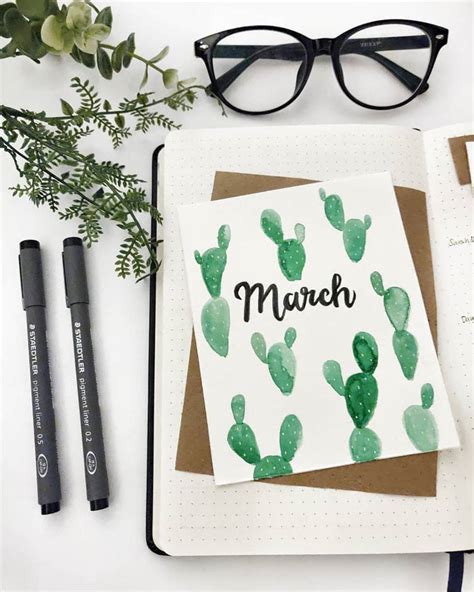 25 Cactus And Succulent Ideas For Your Bullet Journal