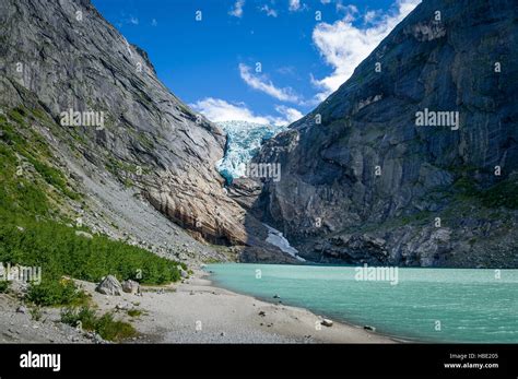 Briksdalsbreen Glacier Hi Res Stock Photography And Images Alamy