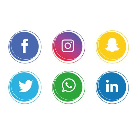 Social Media Iconssocial Mediasocial Media Logosocial Media Icon Set