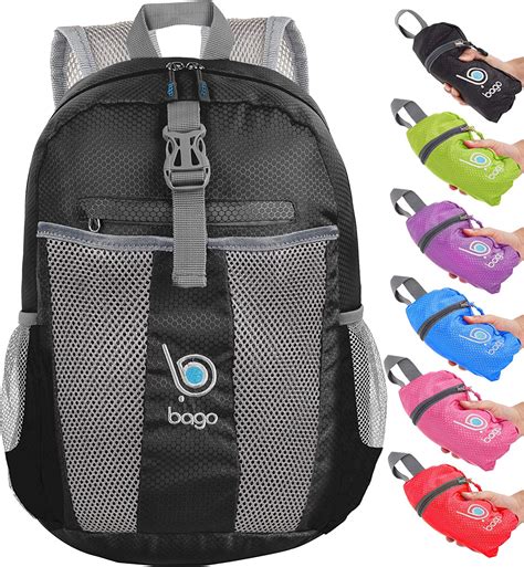 Bago 25l Lightweight Packable Backpack Water Resistant Travel And