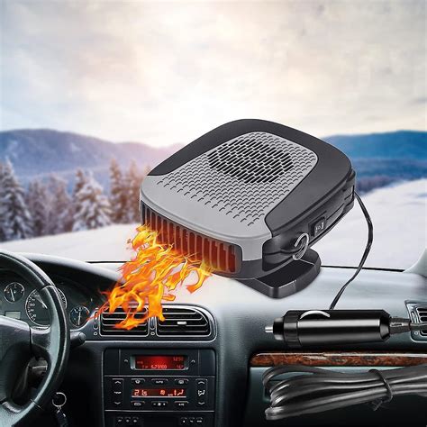 Car Fan Heater Portable Car Heater 12v 150w Car Windshield Defogger