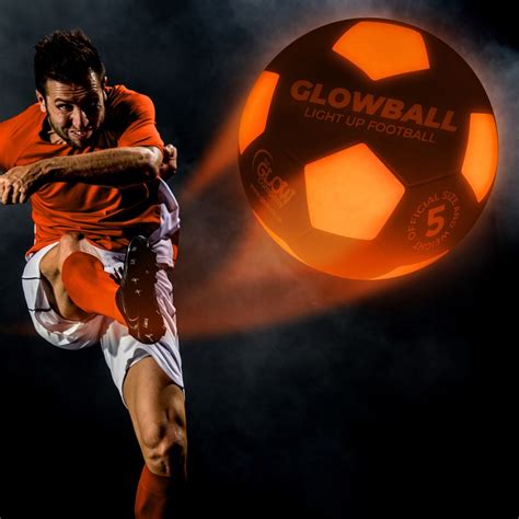 Light Up Football Glowball Size 5