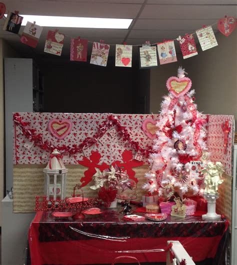 Cubicle Valentines Day Office Decorations Ideas Valentines Day Images