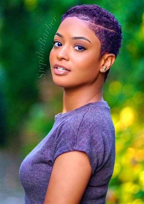 💜😍💜 | Tapered natural hair, Short natural haircuts, Short natural hair