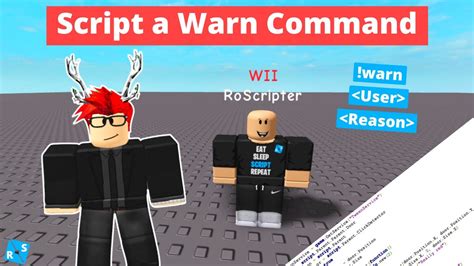 Roblox Scripting Tutorial How To Script A Warn Command Youtube