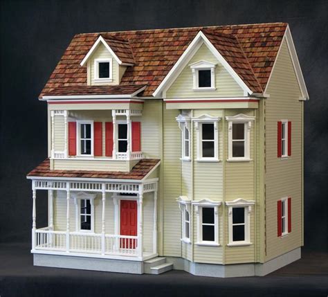 Dollhouse Victorian Doll House Front Opening Country Victorian