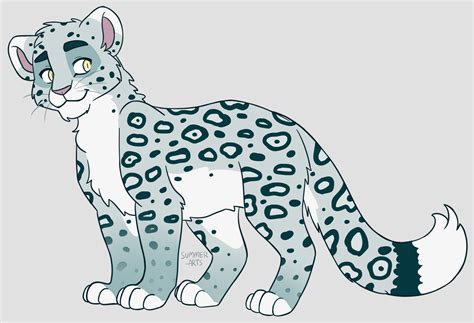 Snow Leopard By Summer Draws On Deviantart