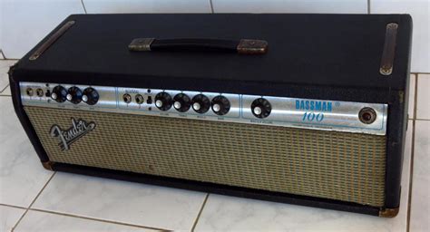 Jw Tubes Amplificadores Valvulados Fender Bassman 100 Ano 1972