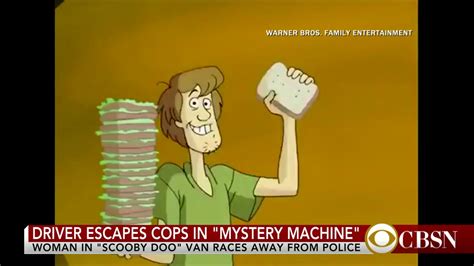 Driver Escapes Cops In Scooby Doo Mystery Machine Youtube