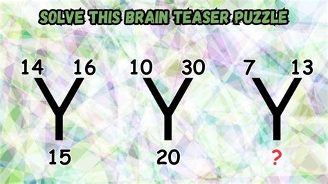 Only A Genius Can Solve This Brain Teaser Puzzle In 30 Secs Kien Thuy