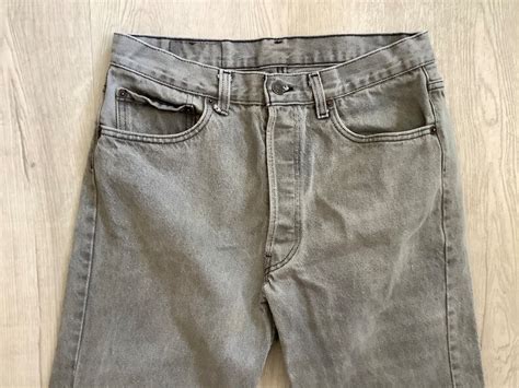 Levis 501 Gray Jeans Size 30levi Grey Gray Jeans Size 30gray Etsy