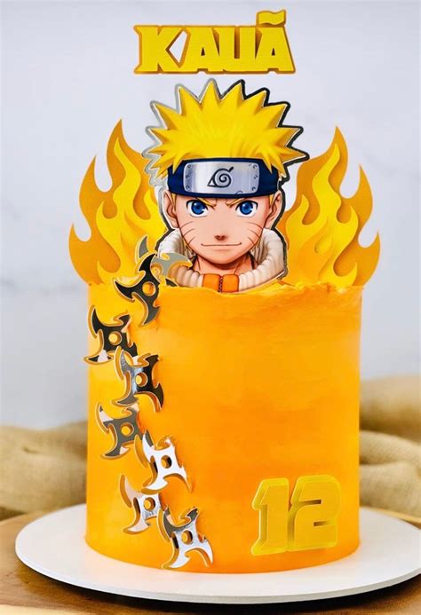 Naruto Shippuden Inspired Cake Topper Cartoon Anime Party In 2022