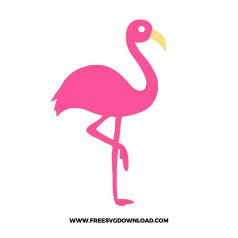 Flamingo Bird Svg Cut File Flamingo Clipart Flamingo Silhouette Flamingo Outline Flamingo SVG