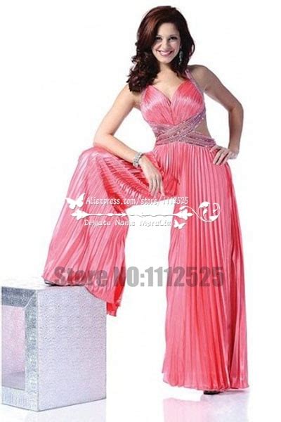Aep 6005 Prom Dress With Pants Bridal Jumpsuit Wide Legs Trousers In
