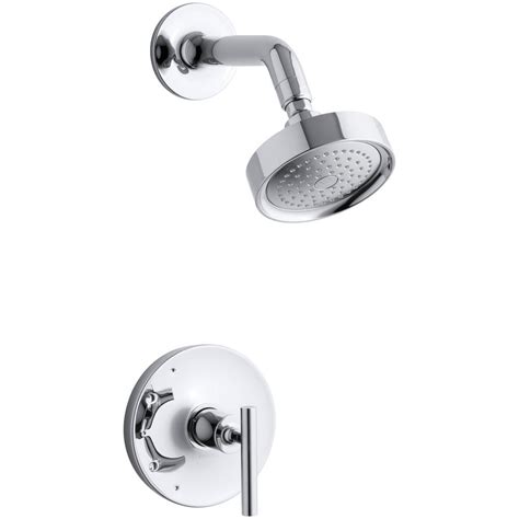 Rp77992 ships with chrome escutcheon screws. KOHLER Purist 1-Handle Tub and Shower Faucet Trim Kit with ...